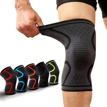 1 PC Elastic Breathable Compression Knee Support Sleeve for Basketball Running Cycling