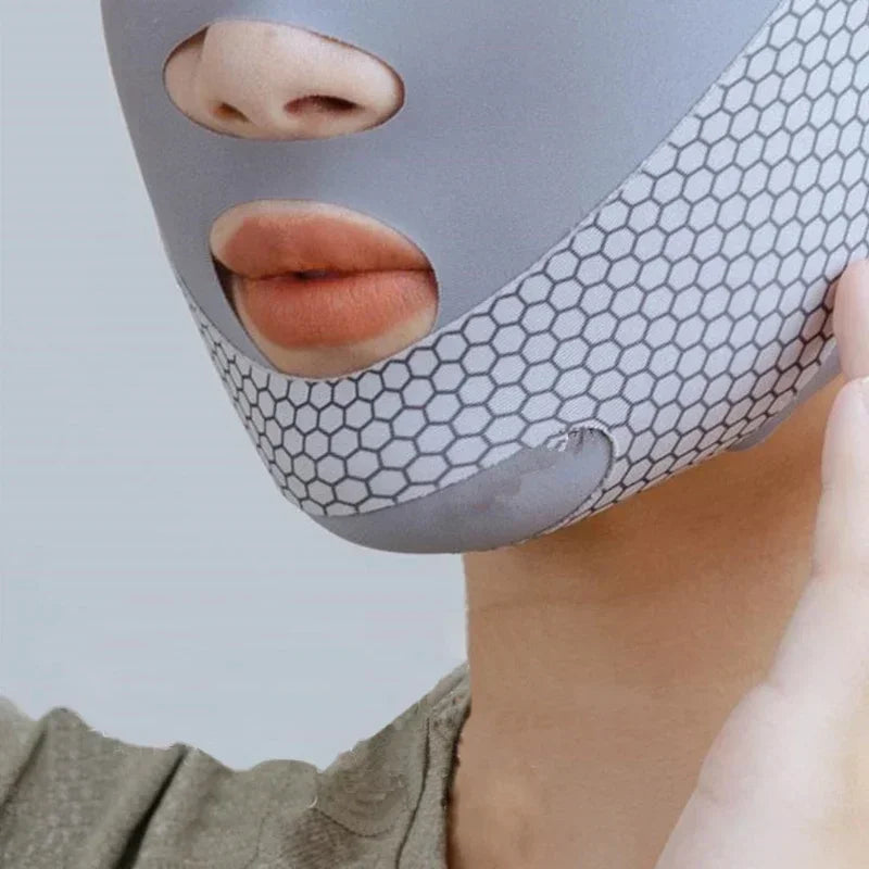 Sleep Face V Shaper Slimming Facial Bandage Double Chin Reducer Face Lift Massage Thinning Band for Comfortable Use